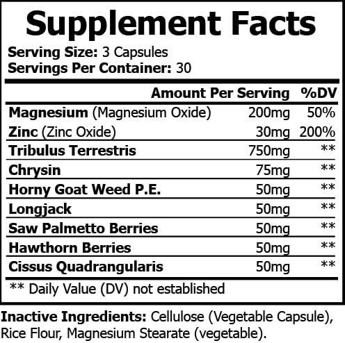 RARE Virilimax Natural Testosterone Booster